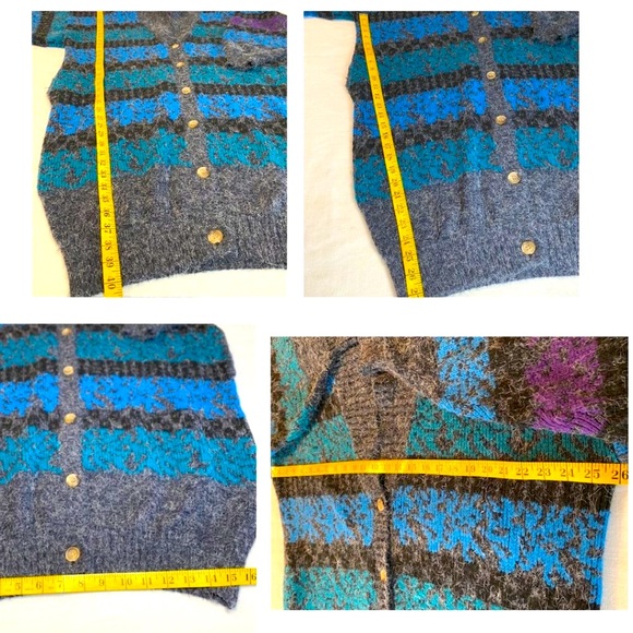 Vintage French Connection Long Cardigan Sweater Dress - 80s - Picture 6 of 8